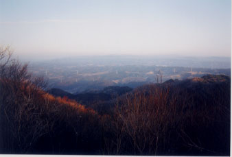 山頂からの眺望の写真