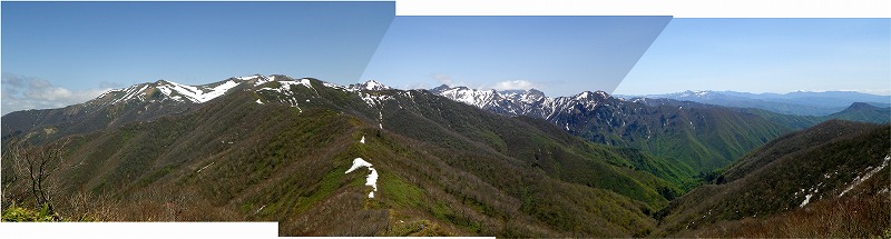130517谷川連峰の景色