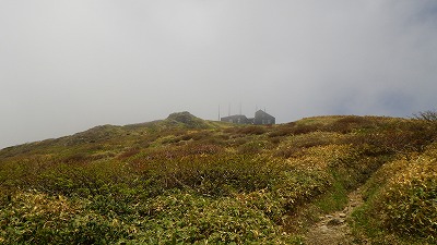 130608晴れた！　肩の小屋直下