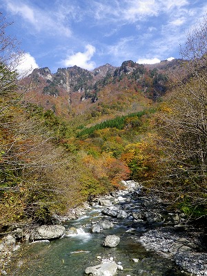 赤谷川の紅葉