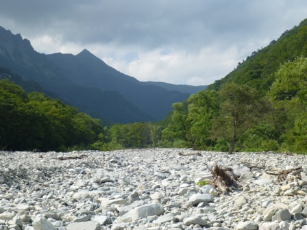 120915湯桧曽川水枯れ