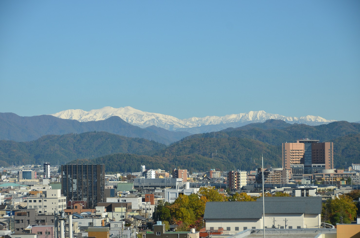 春山から白山