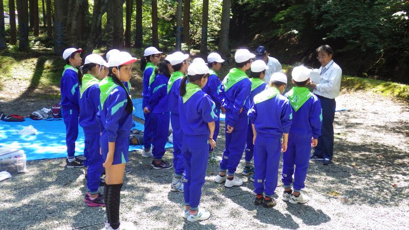 当署職員による説明の様子