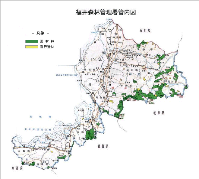 福井森林管理署管内図_大