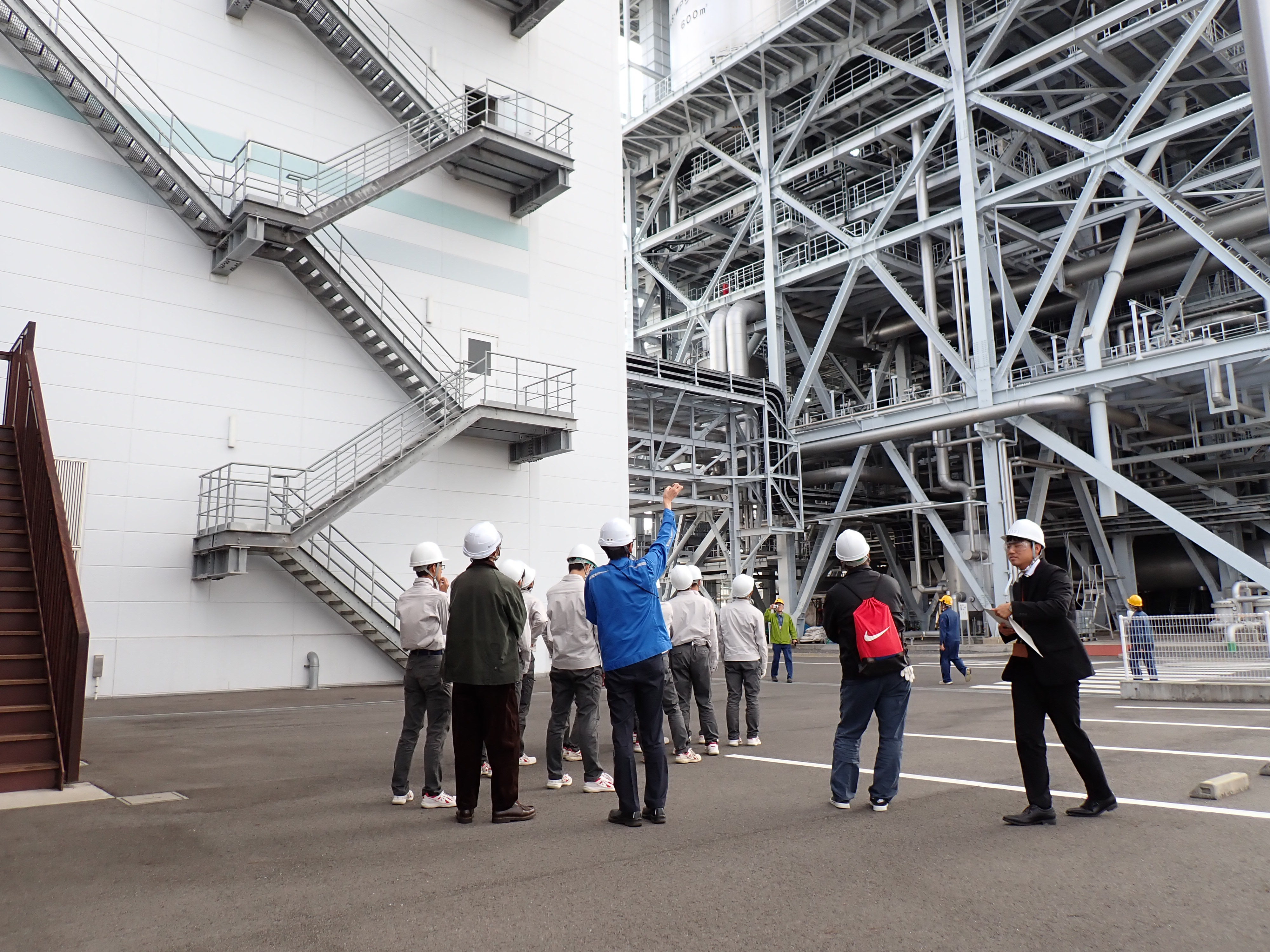 木質バイオマス発電予所見学