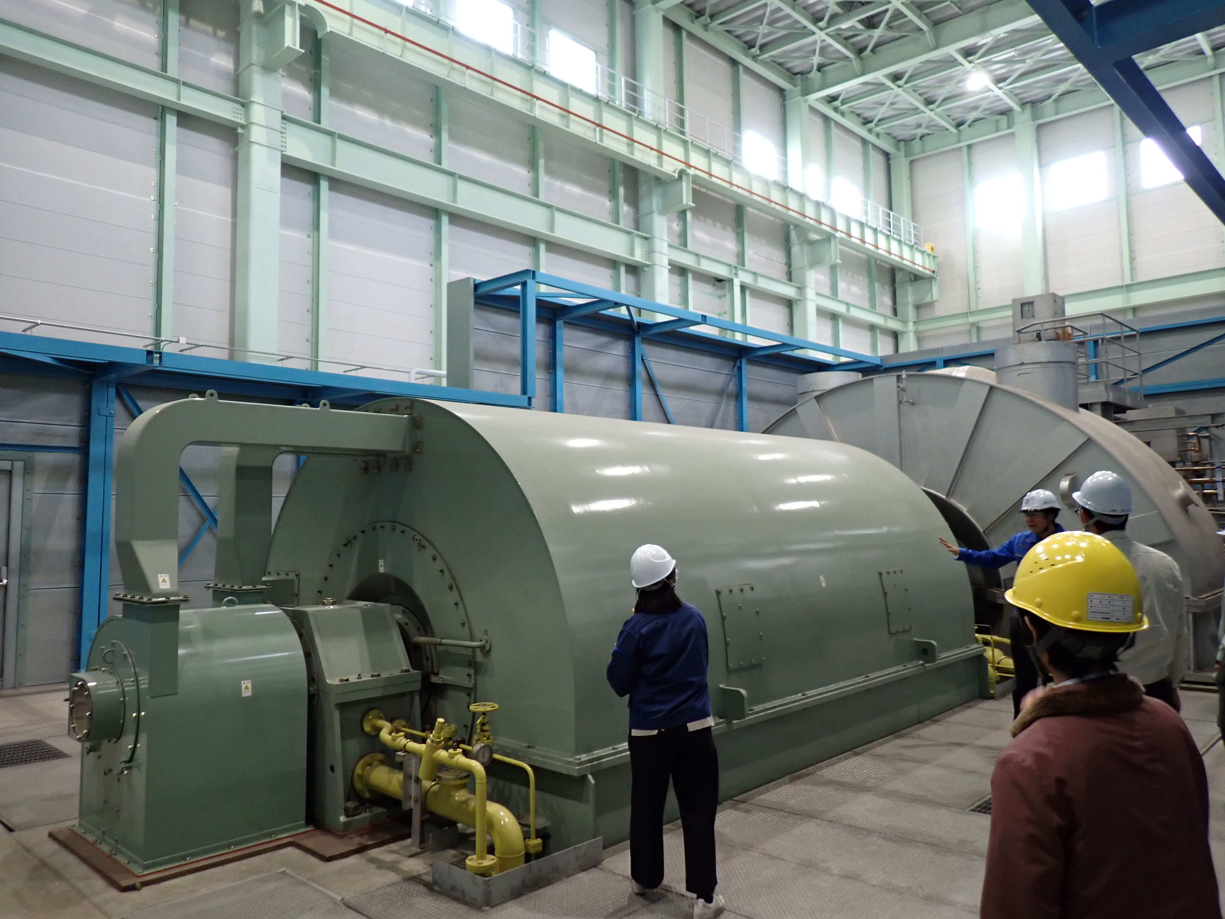 木質バイオマス発電予所見学