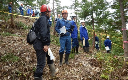 低密度植栽地における現地検討会