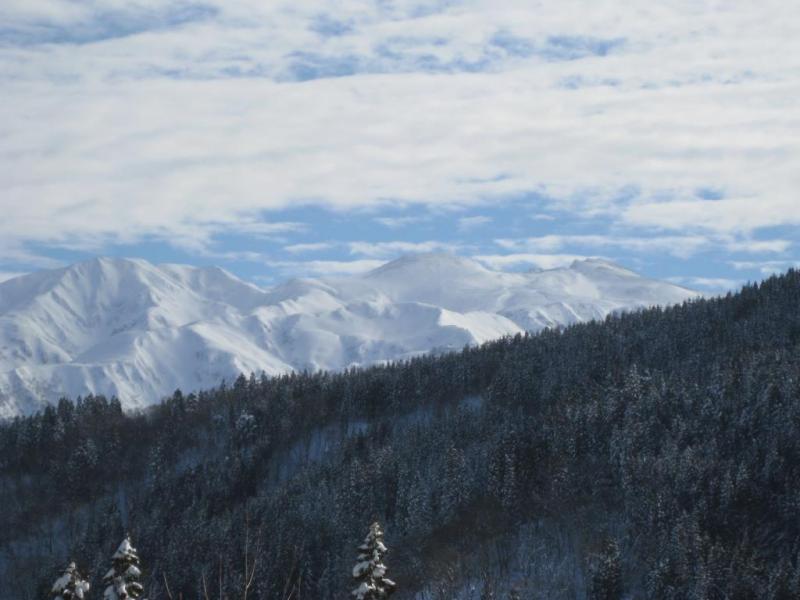 厳冬期の白山