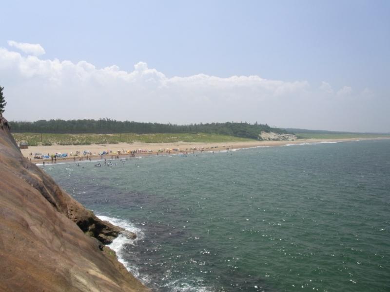 加賀海水浴場と加賀海岸