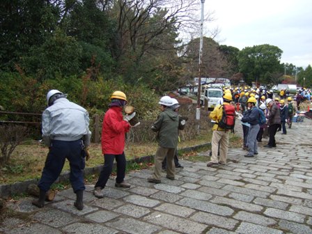 連携した槇運び