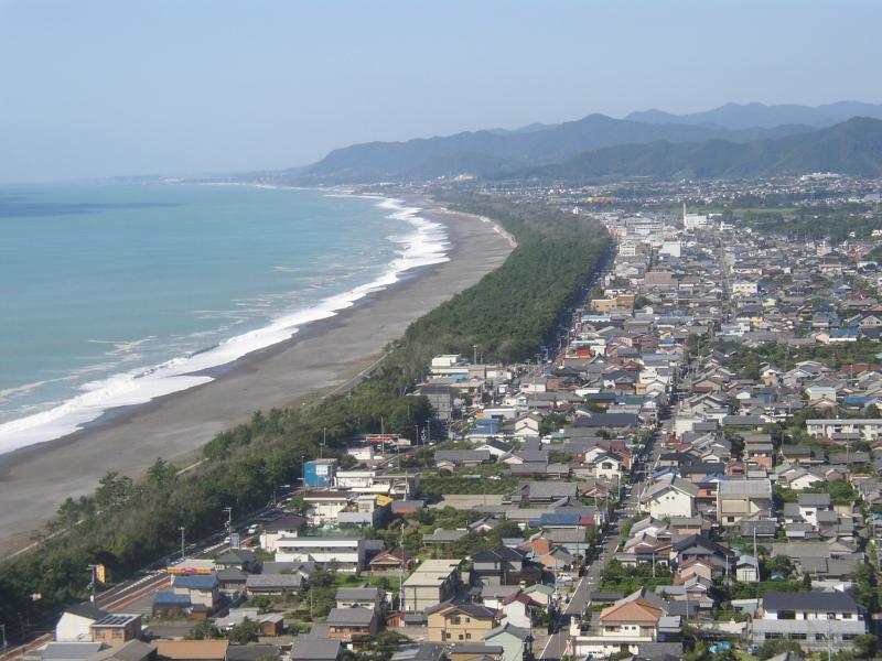 七里御浜遠景