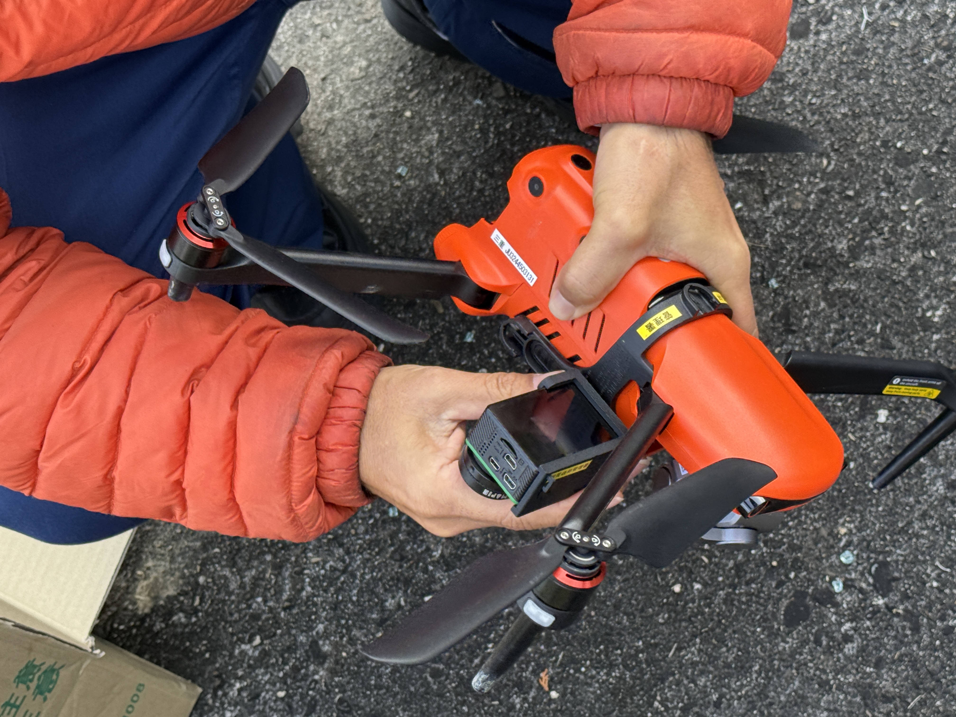 カメラの取り付け