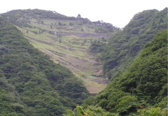 入道ヶ岳山腹工事