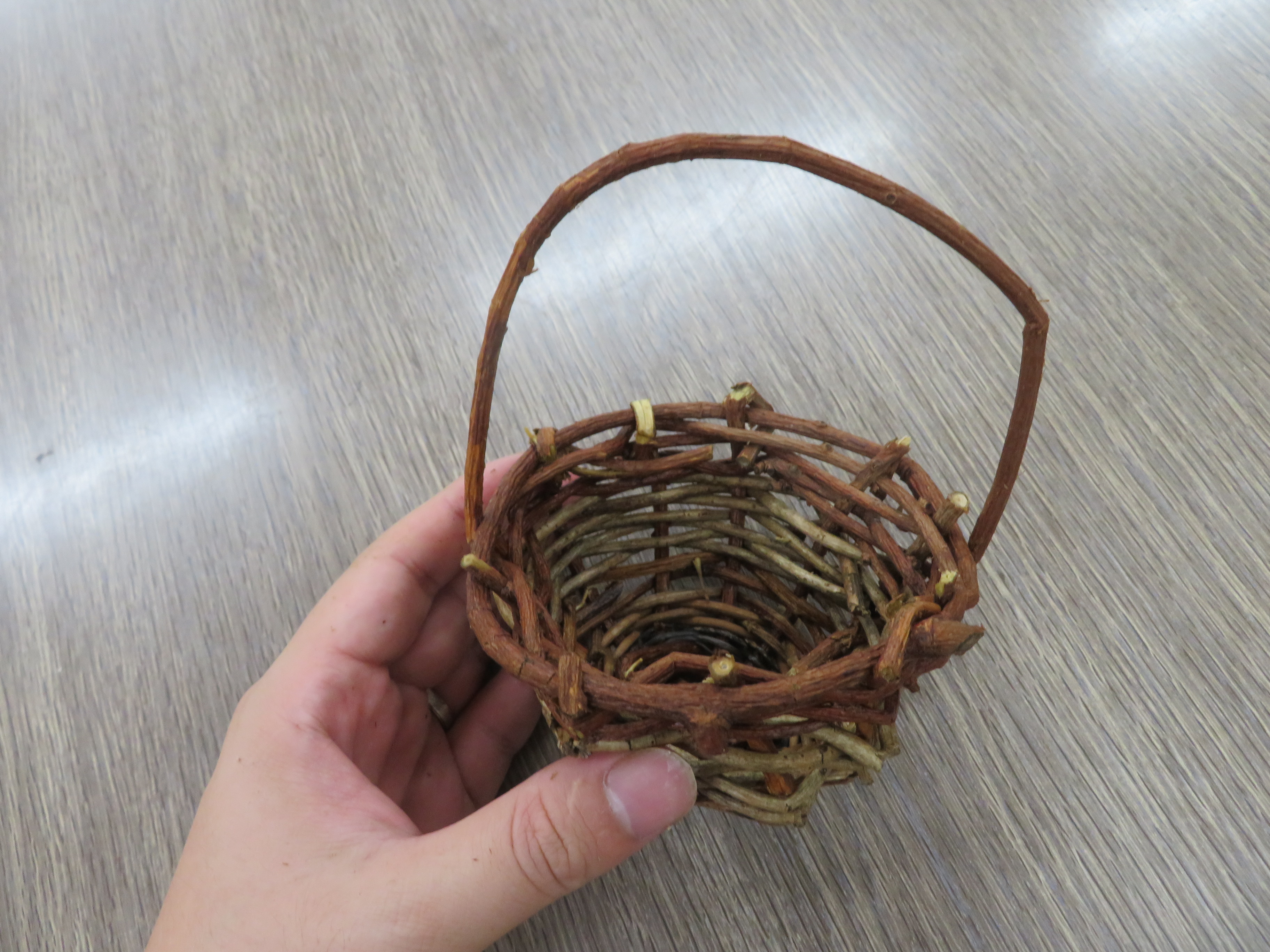 つるかごの完成品