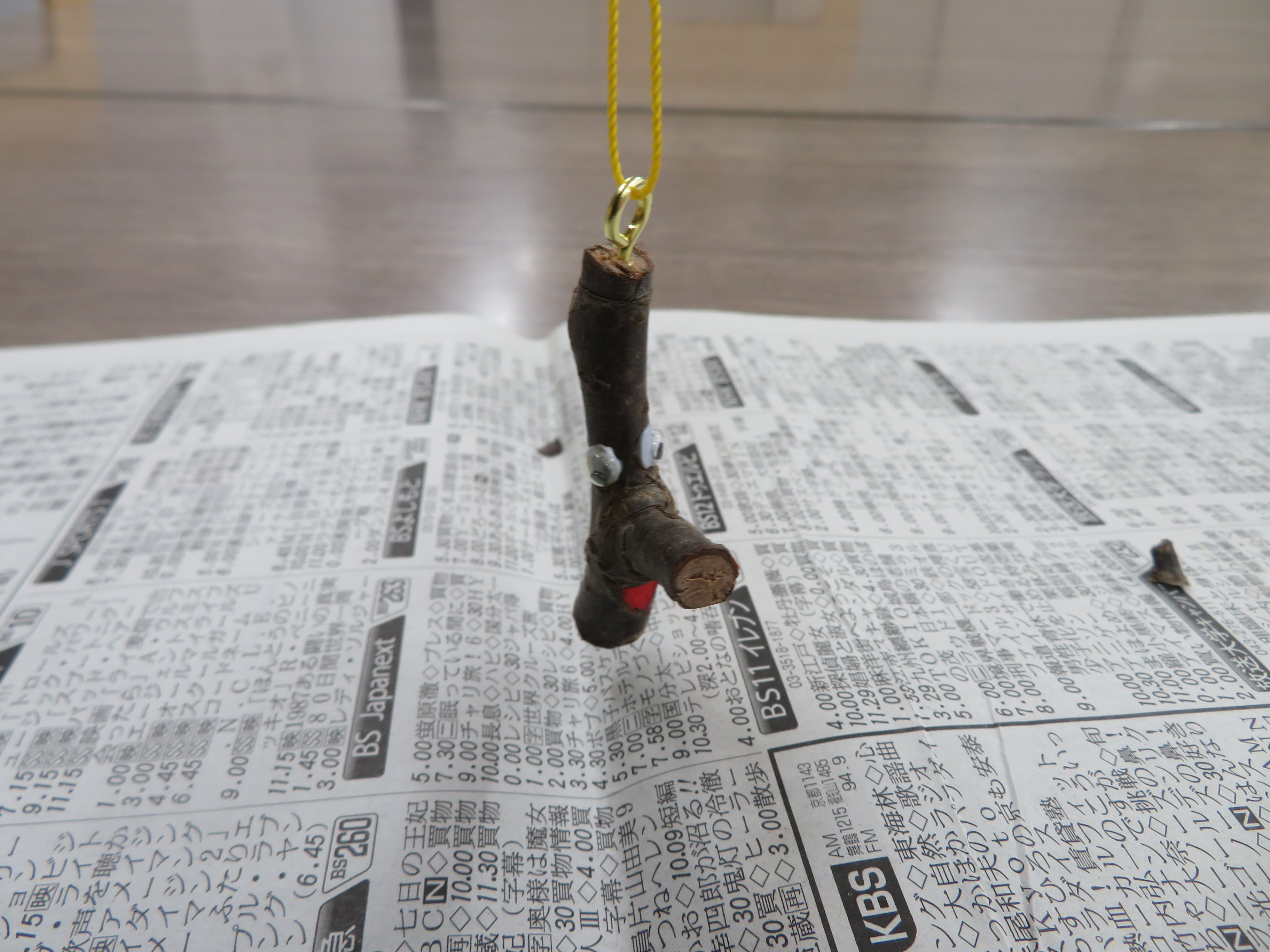 もっくんの完成の様子