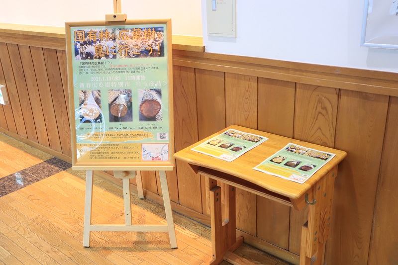 パネル展示とパンフレット