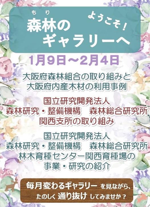 森林のギャラリーポスター1月