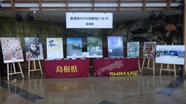 島根県展示全体の様子
