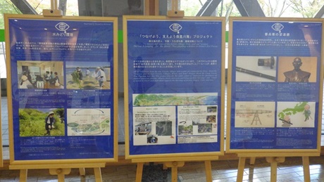 貝塚市の活動パネル展示