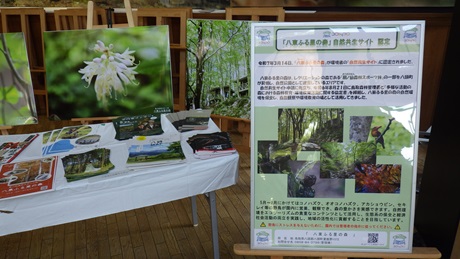 八頭町のパネル展示