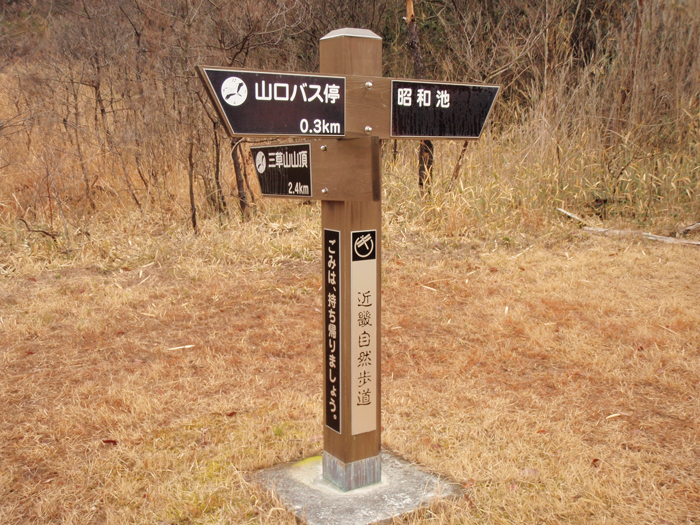 近畿自然歩道案内板