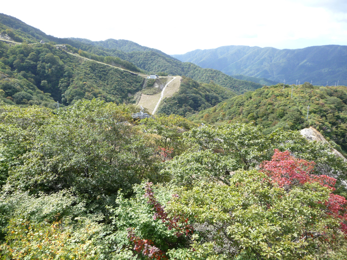 奥伊吹野外スポーツ地域を望む