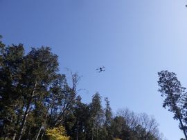 自動飛行の状況