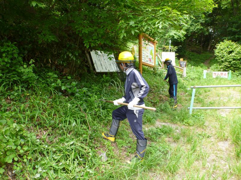 田上中学　職場体験学習②