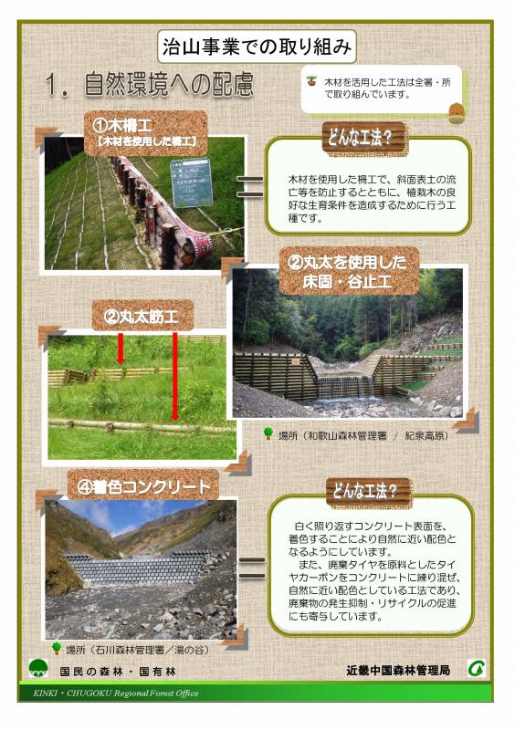 １．自然環境への配慮