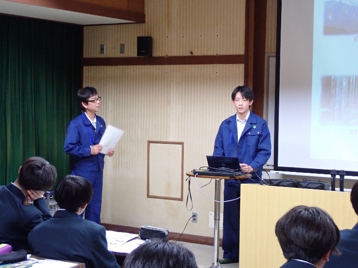 卒業生から在校生へ