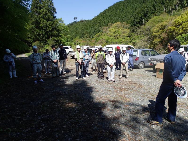 林業就業支援講習所長説明