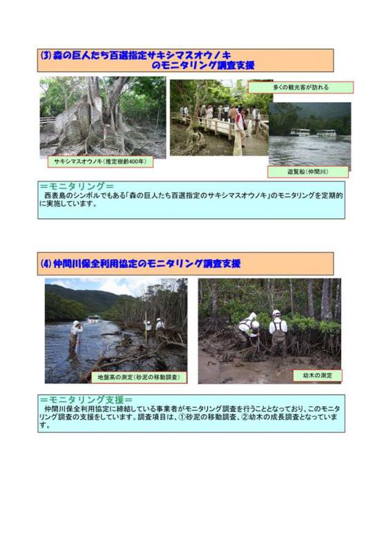 マングローブ林等のモニタリング調査2