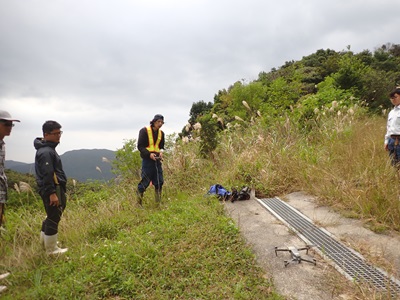 合同点検の様子