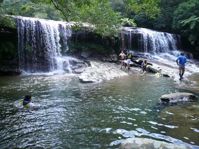 西田川（サンガラの滝）