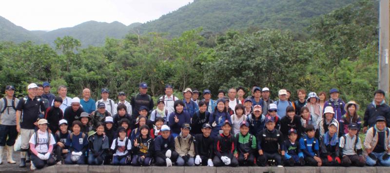 大原中の古見岳登山