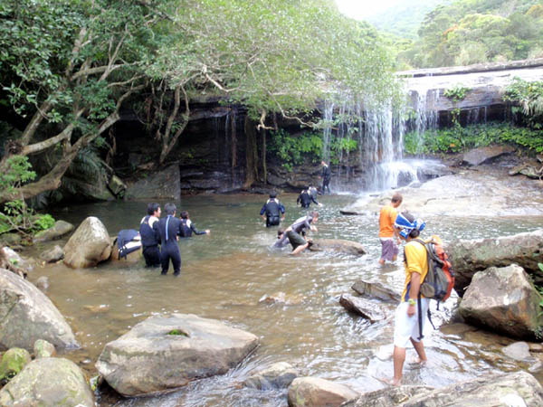 西田川（サンガラの滝）