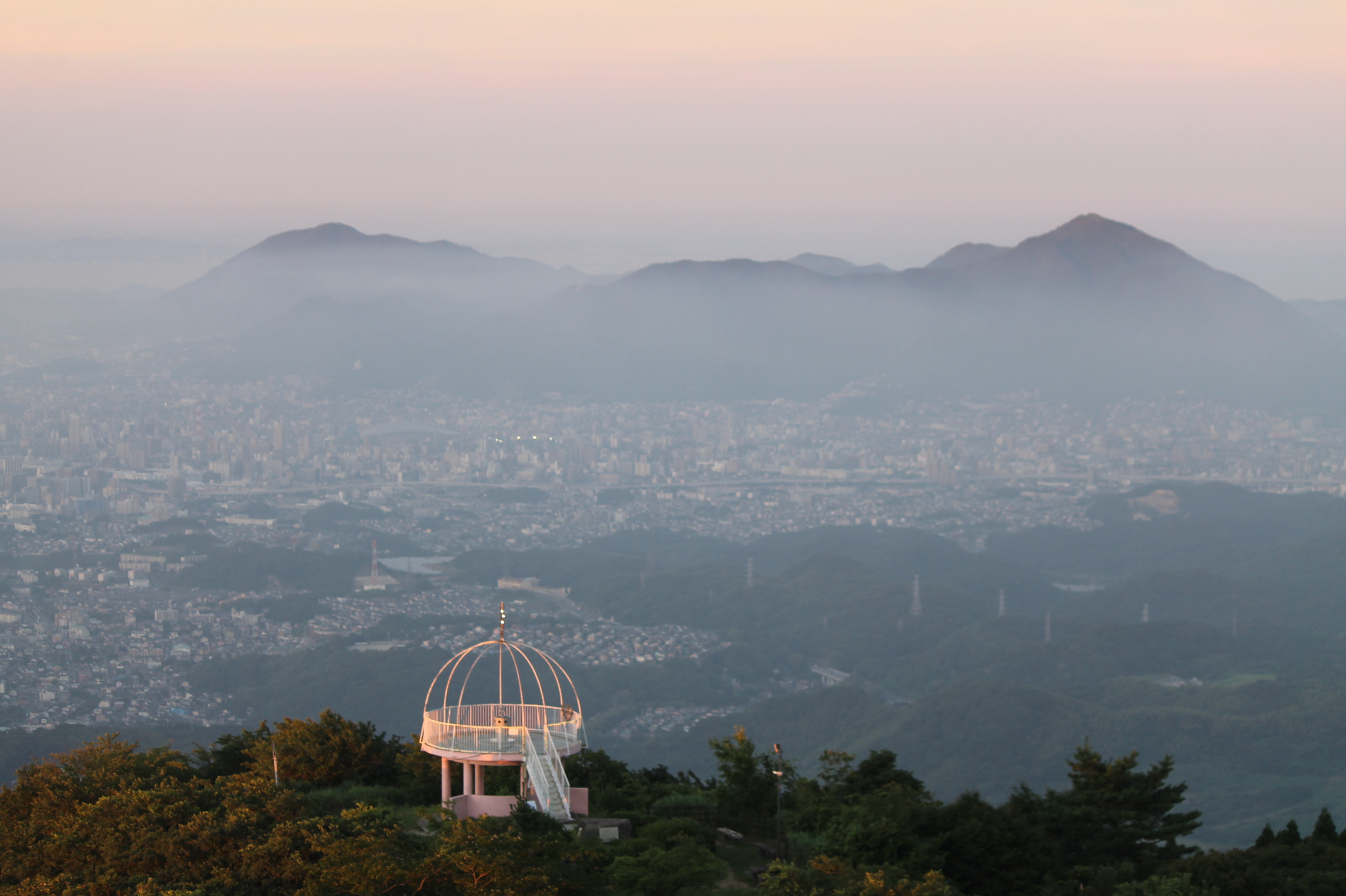 皿倉山からの夕景