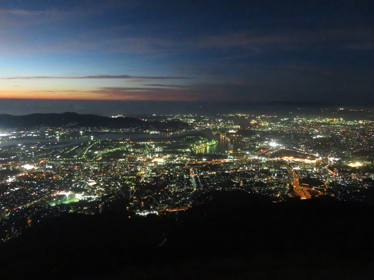 皿倉山からの夜景