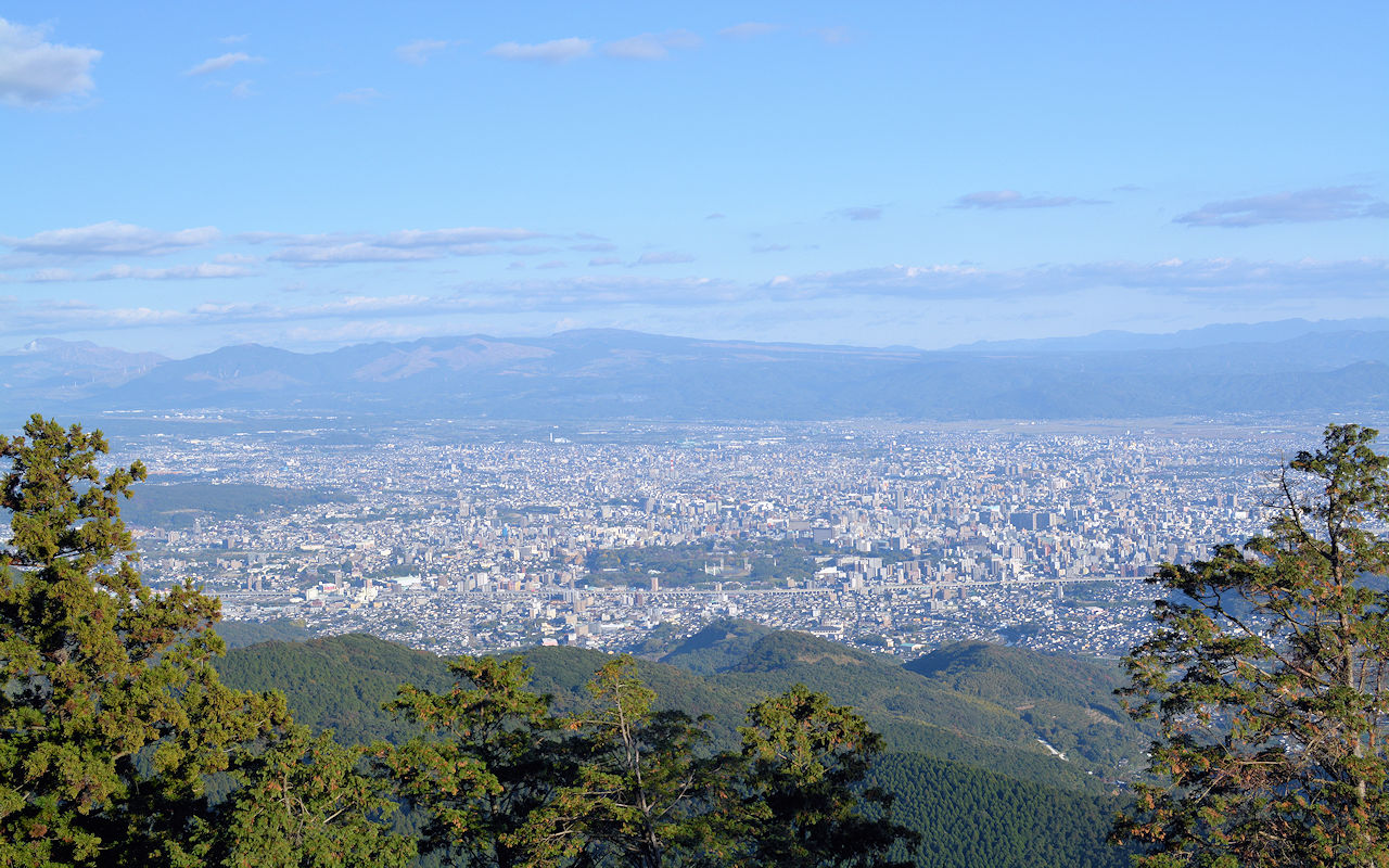 金峰山から市内