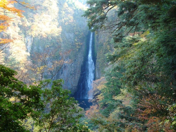 震動の滝