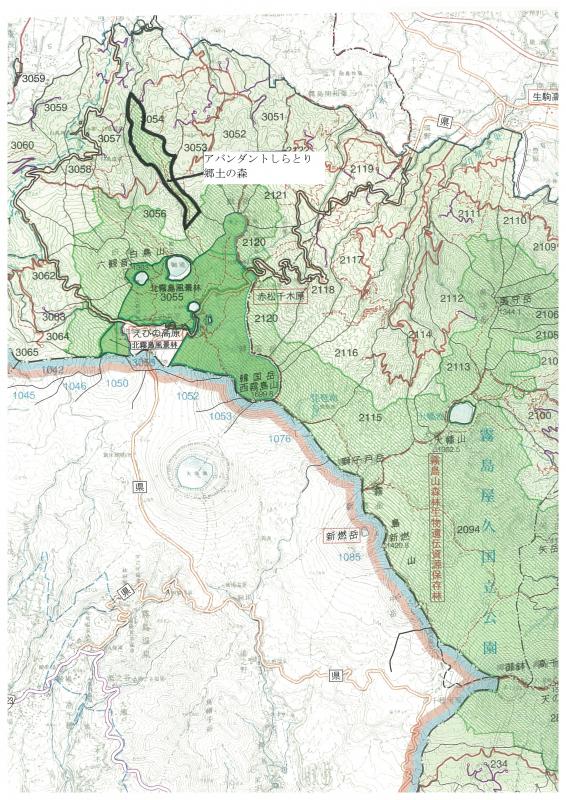 アバダントしらとり郷土の森_案内図