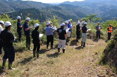 センダン試験地現地視察