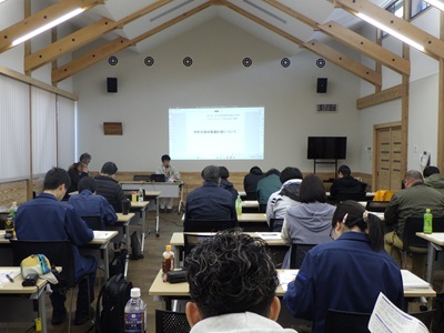 学習会の様子（市町村森林整備計画）