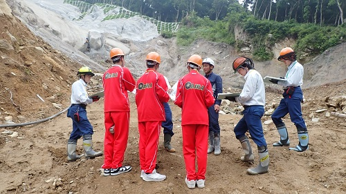 治山現場見学