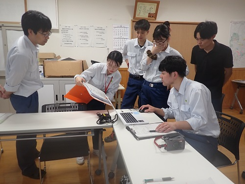 データ処理の様子