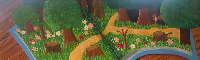 優秀賞「未来へつながる森林(ミライヘツナガルシンリン)」