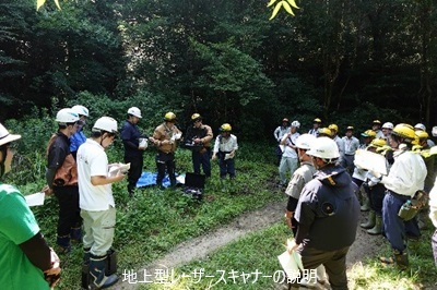 地上型レーザースキャナーの説明