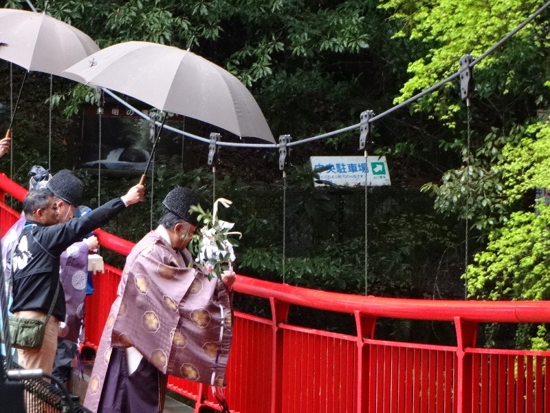 菊池渓谷山開き神事