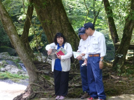 中堅教諭等資質向上研修（社会体験研修）の受入れ（平成30年8月9日・10日）