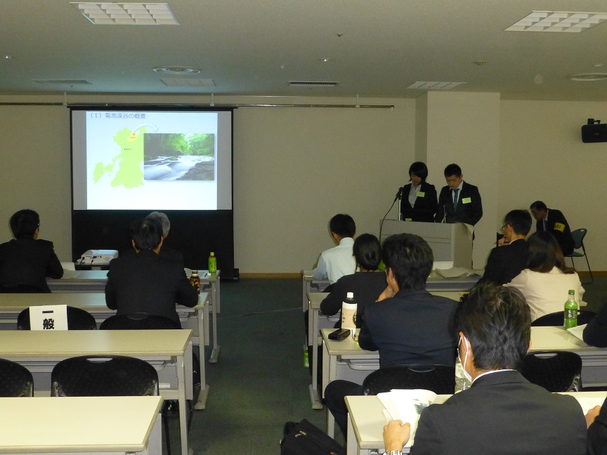 菊池渓谷の熊本地震からの復旧・復興の取組を発表（平成30年10月29日）